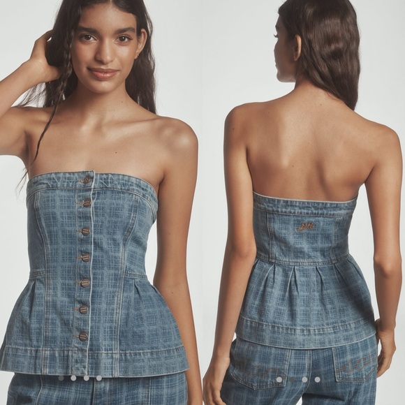 Damson Madder Eloise Bandeau Top - Picture 7 of 12